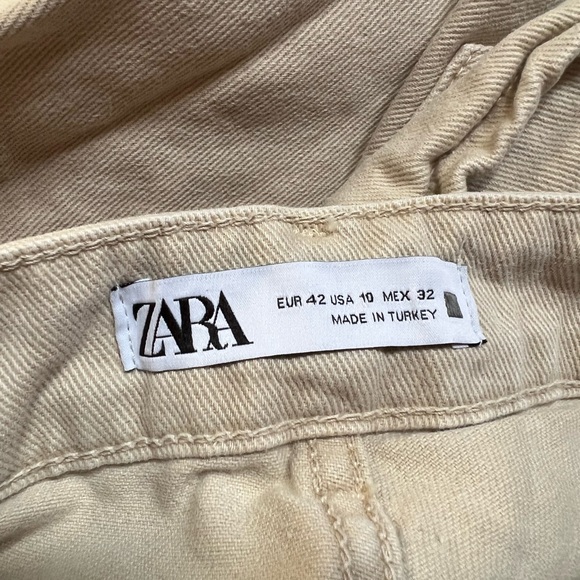 Zara Slim Cream Jeans - Picture 4 of 4